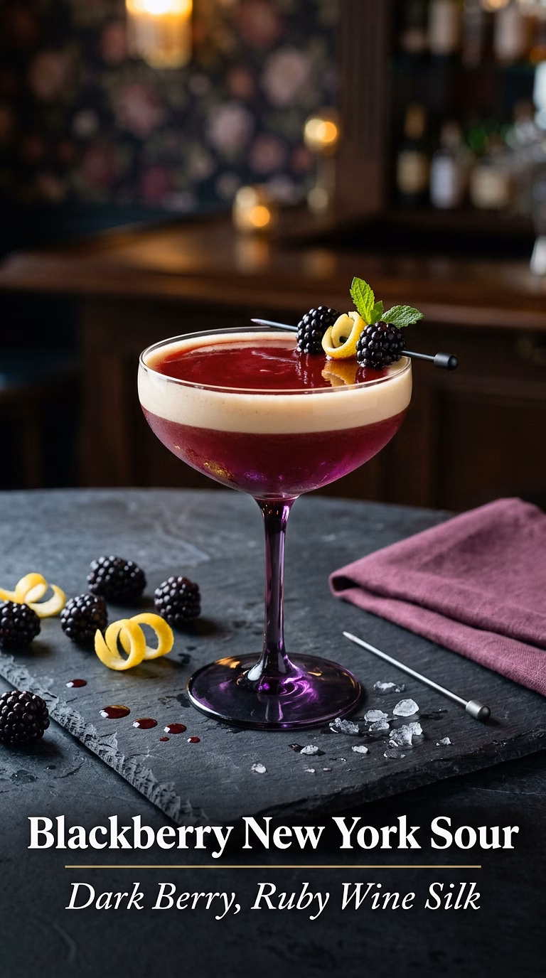 Blackberry New York Sour
