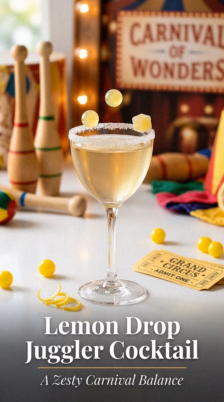 Lemon Drop Juggler Cocktail