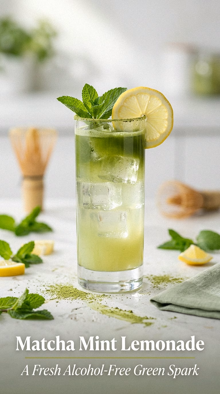 Matcha Mint Lemonade