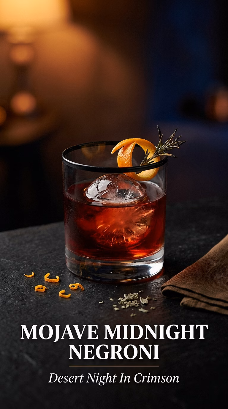 Mojave Midnight Negroni