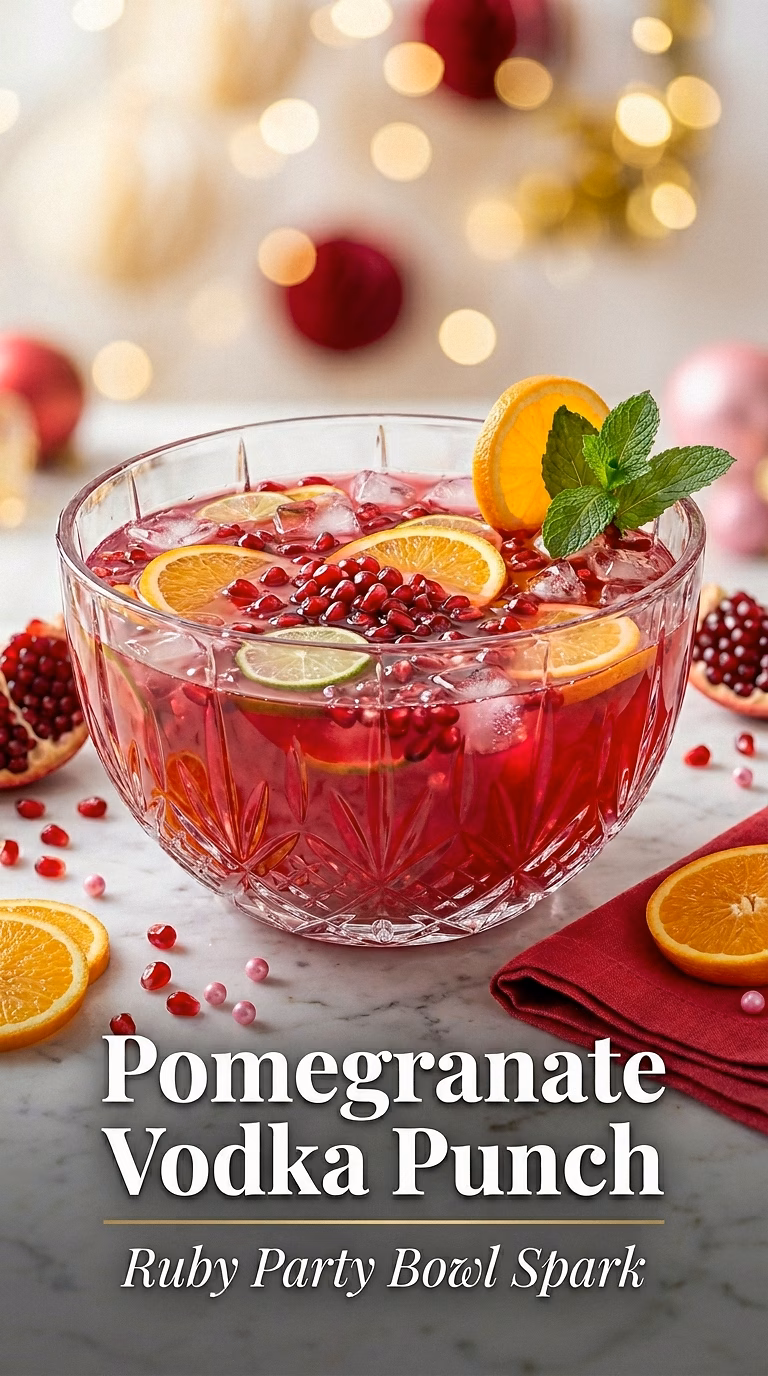 Pomegranate Vodka Punch