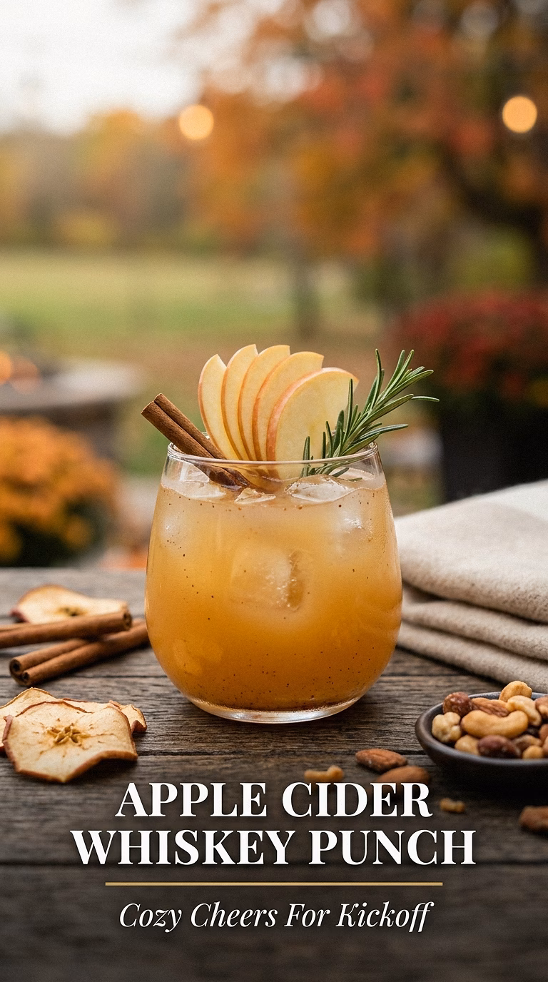 Apple Cider Whiskey Punch
