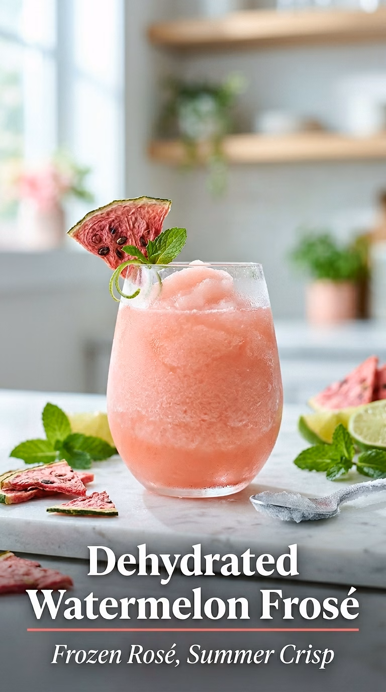 Dehydrated Watermelon Frosé