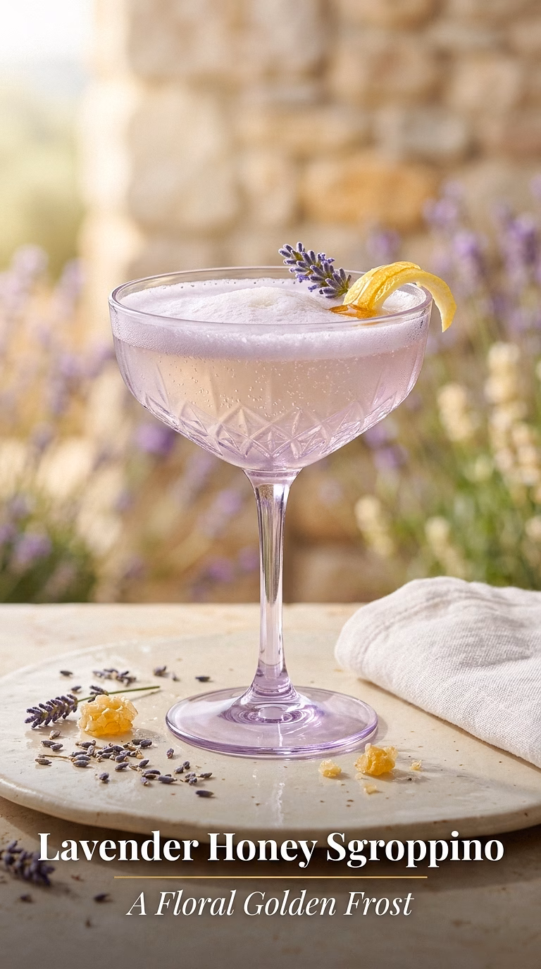 Lavender Honey Sgroppino