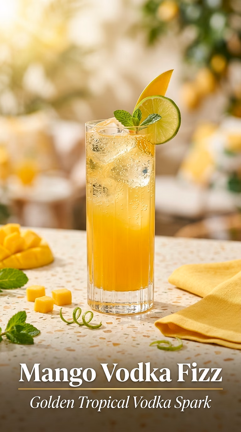 Mango Vodka Fizz