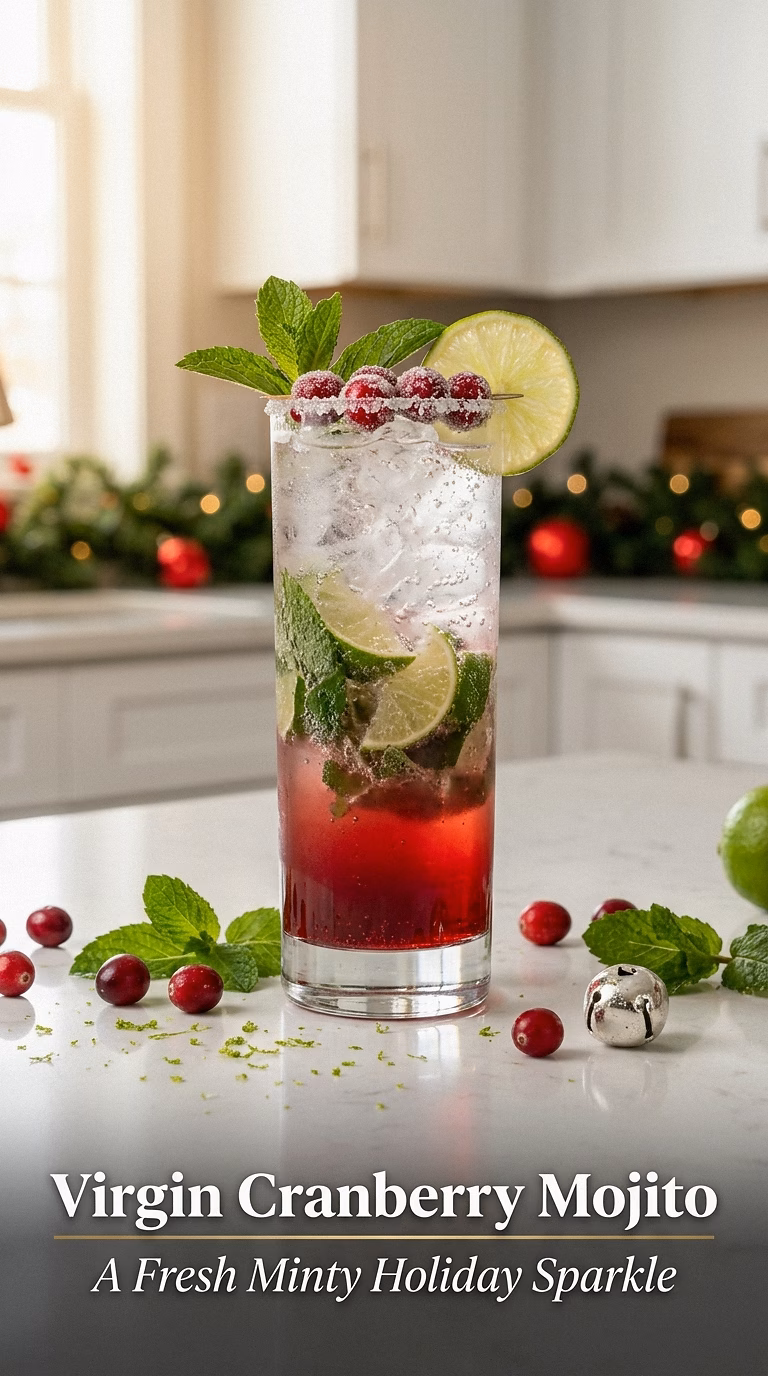 Virgin Cranberry Mojito