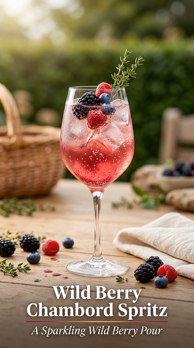 Wild Berry Chambord Spritz