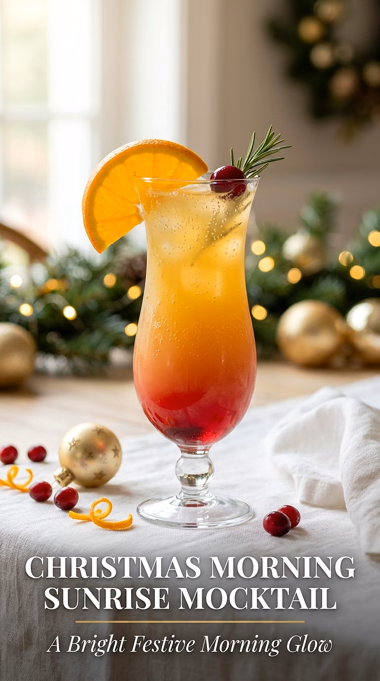 Christmas Morning Sunrise Mocktail