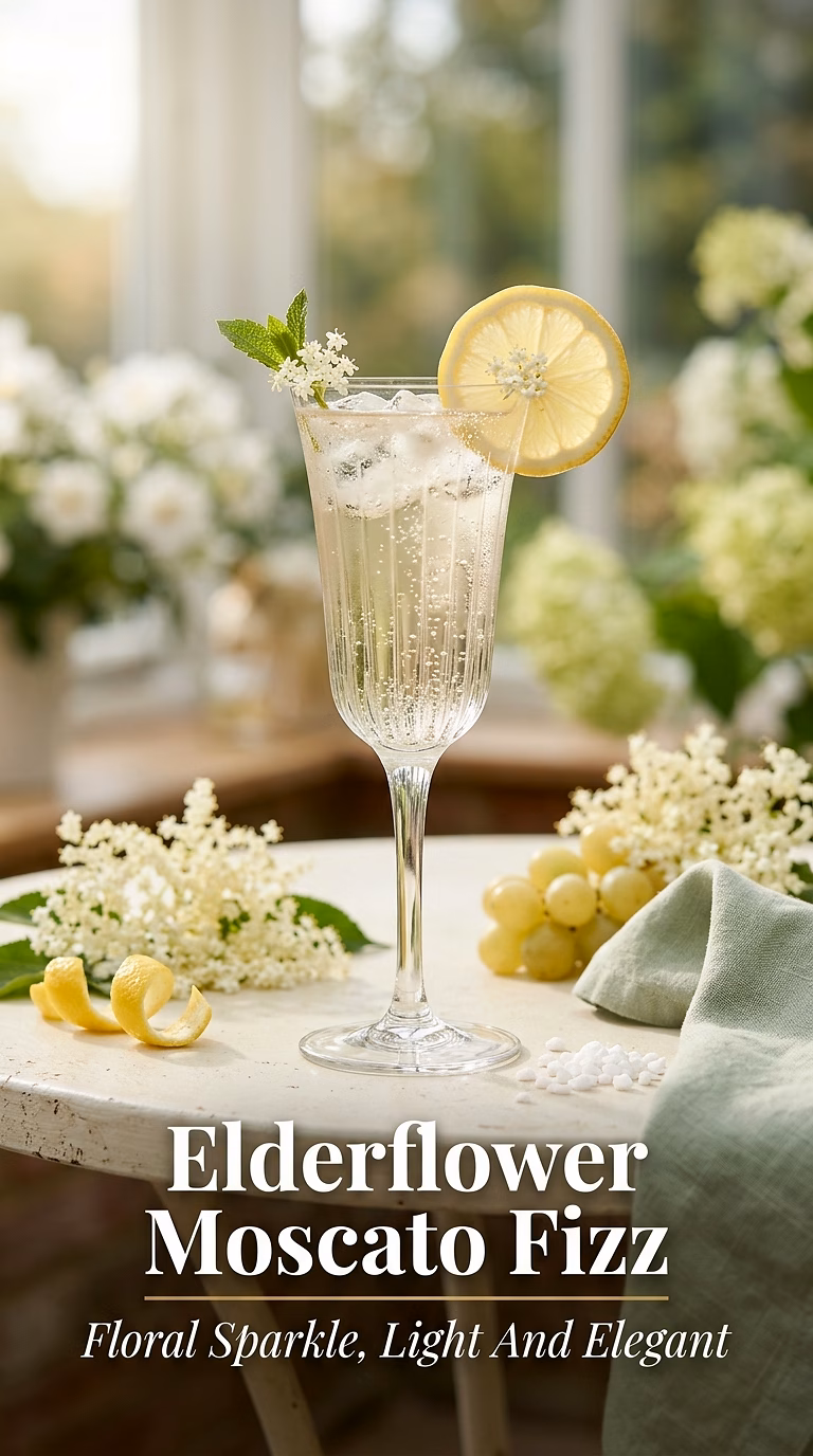 Elderflower Moscato Fizz