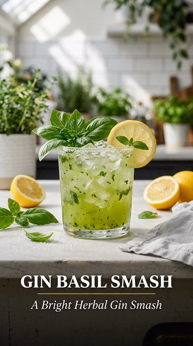 Gin Basil Smash