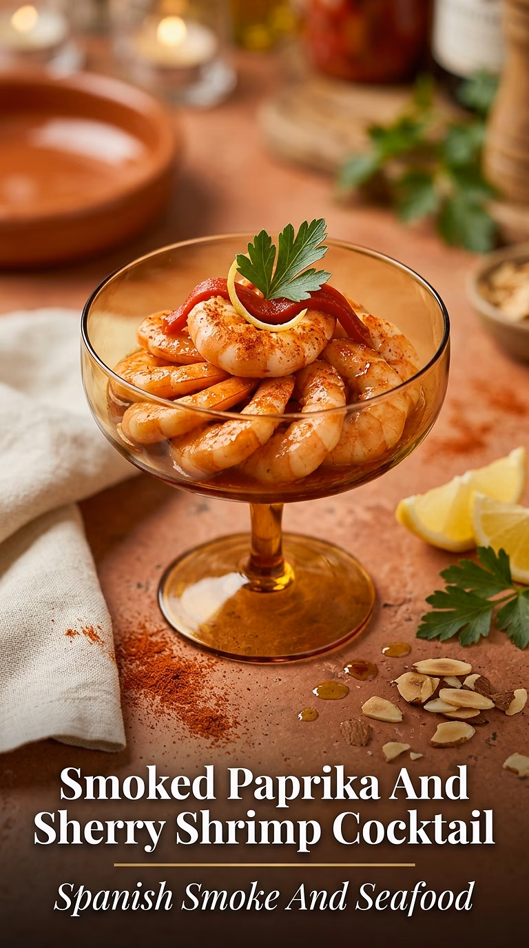 Smoked Paprika And Sherry Shrimp Cocktail