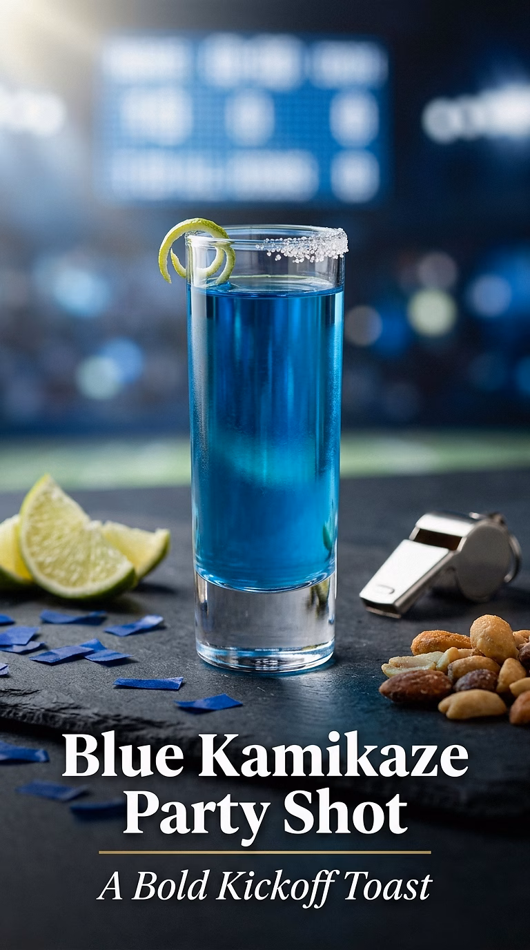 Blue Kamikaze Party Shot
