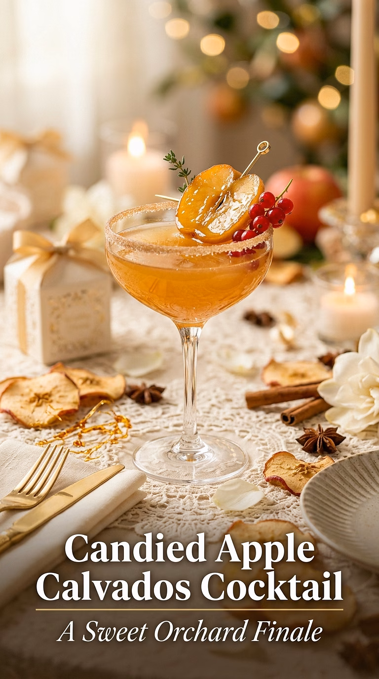Candied Apple Calvados Cocktail