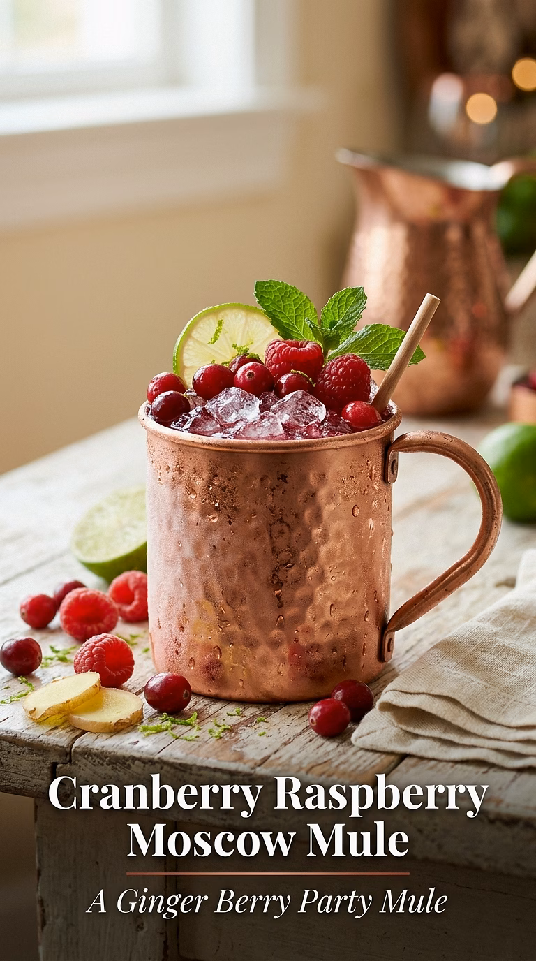 Cranberry Raspberry Moscow Mule