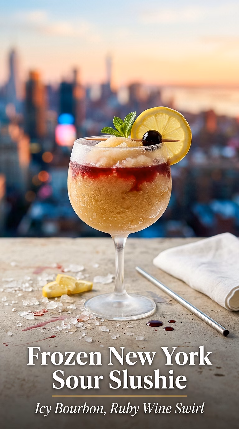 Frozen New York Sour Slushie