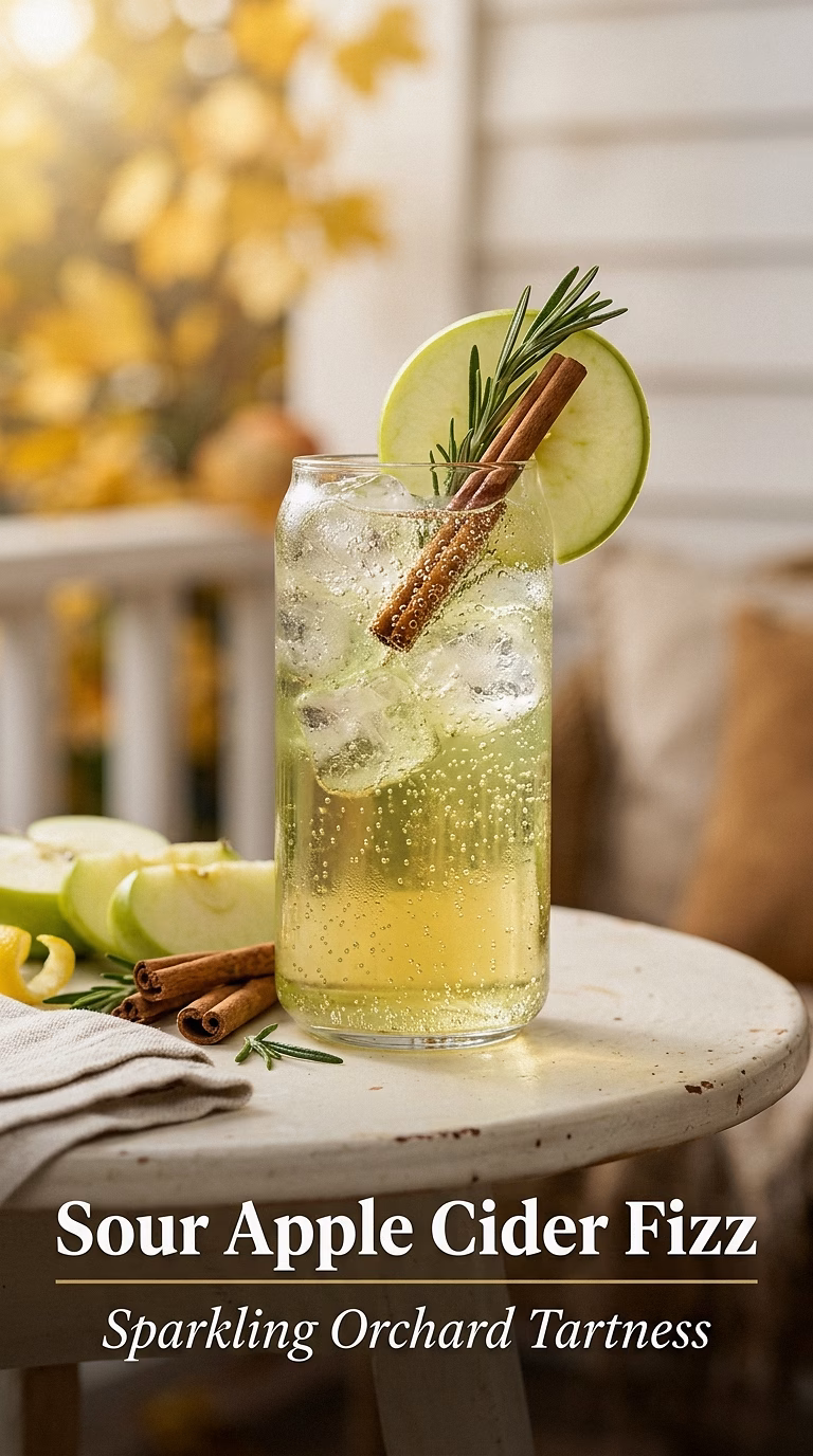Sour Apple Cider Fizz
