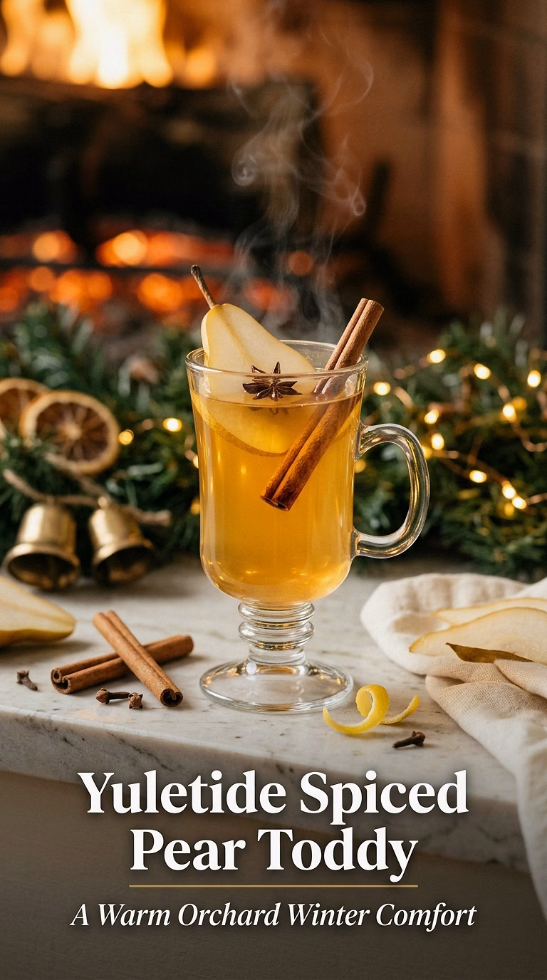 Yuletide Spiced Pear Toddy