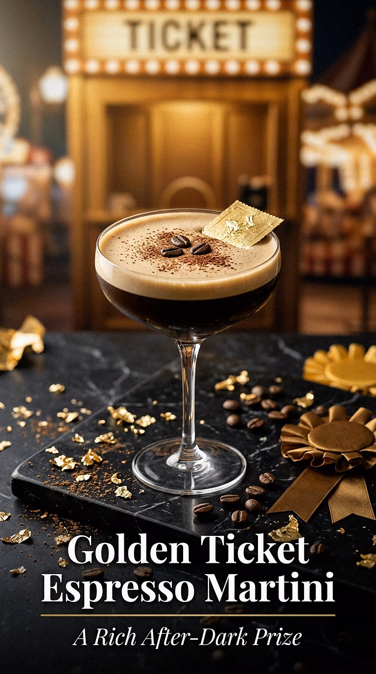Golden Ticket Espresso Martini