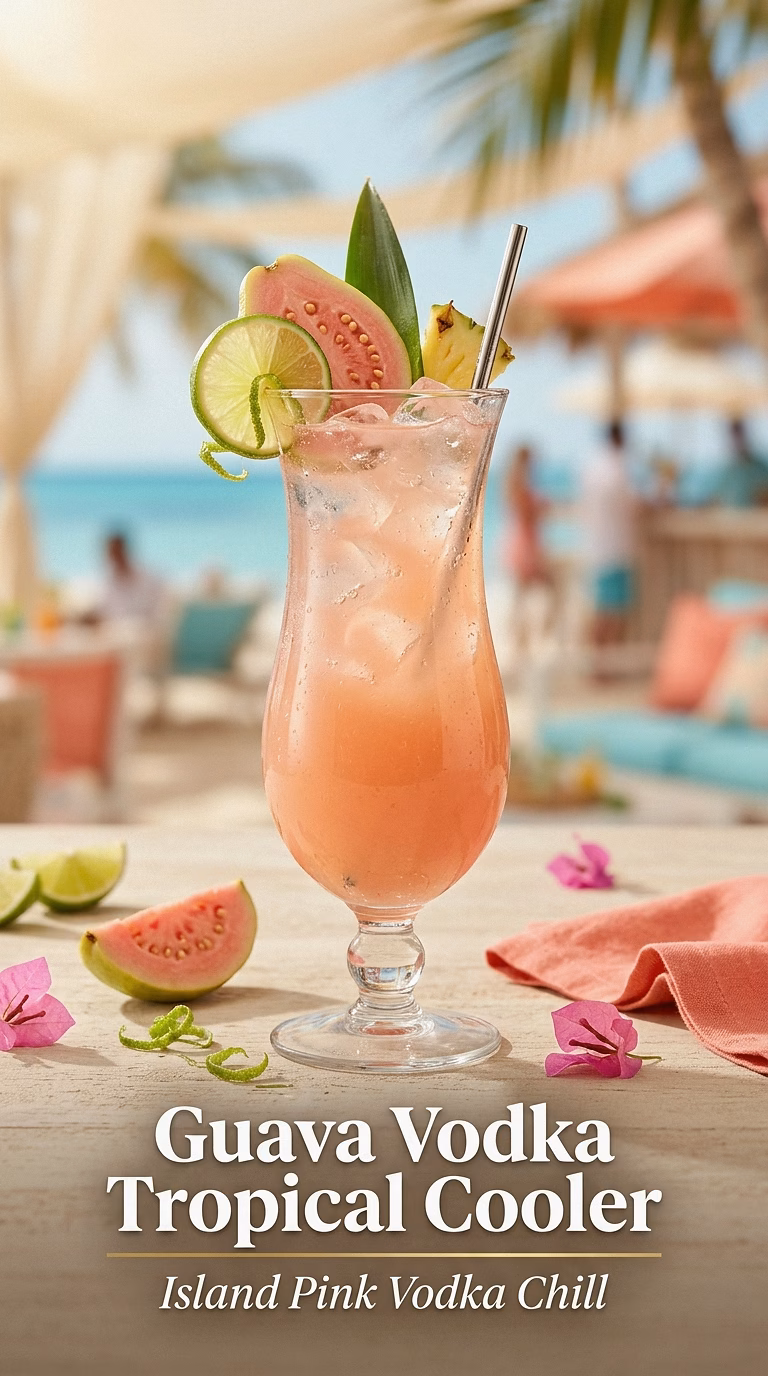 Guava Vodka Tropical Cooler