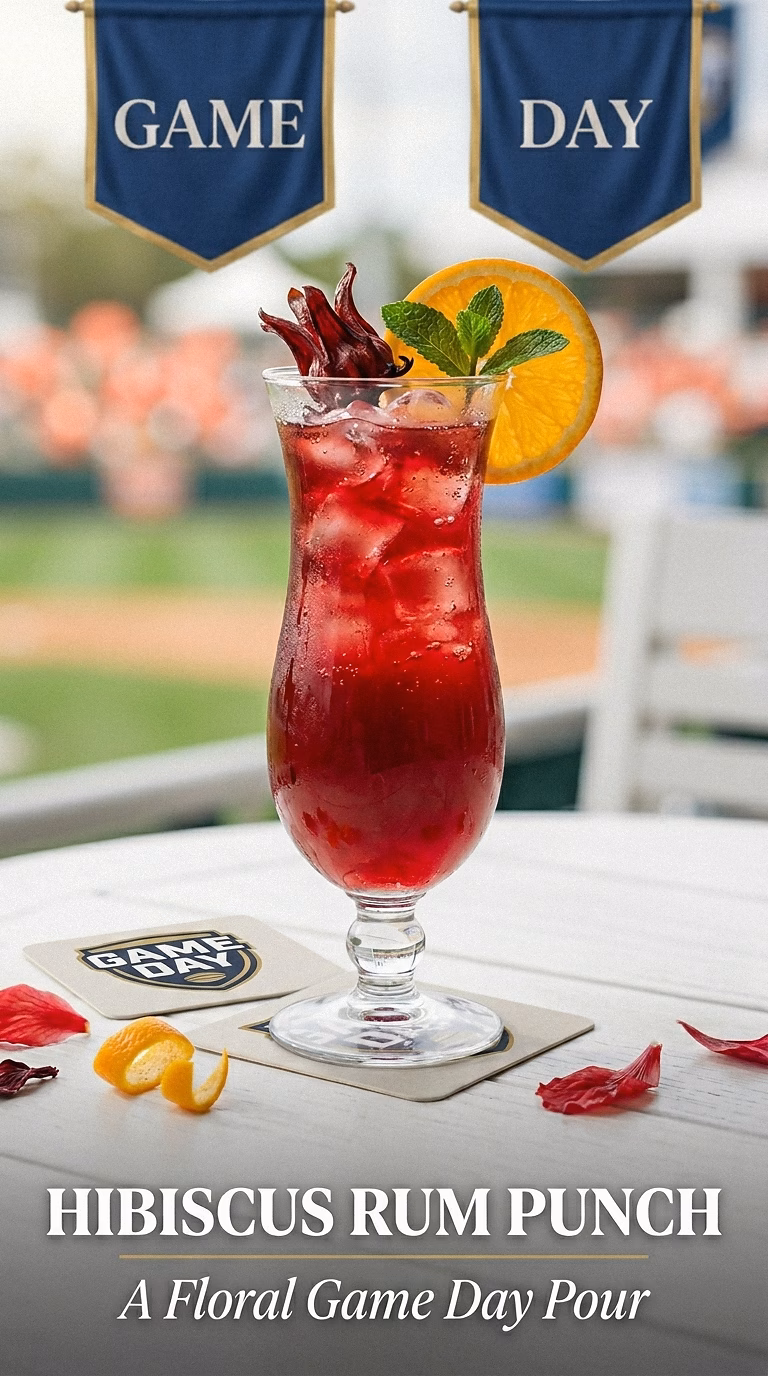 Hibiscus Rum Punch