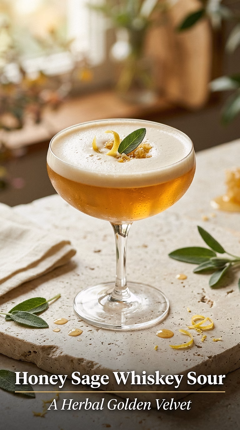 Honey Sage Whiskey Sour