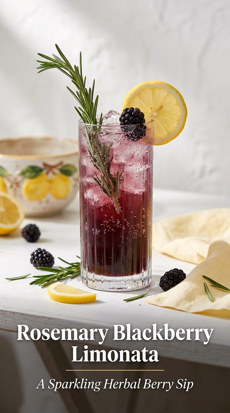 Rosemary Blackberry Limonata