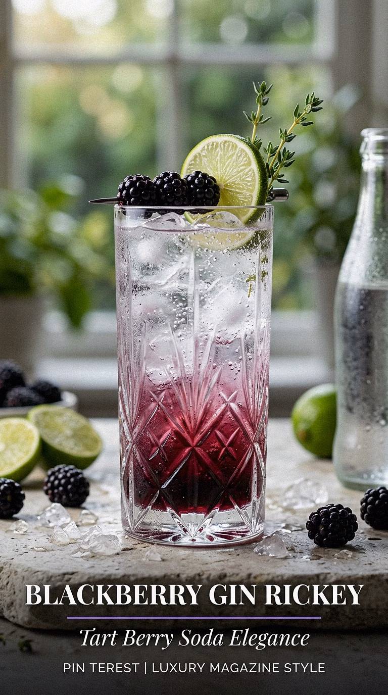 Blackberry Gin Rickey