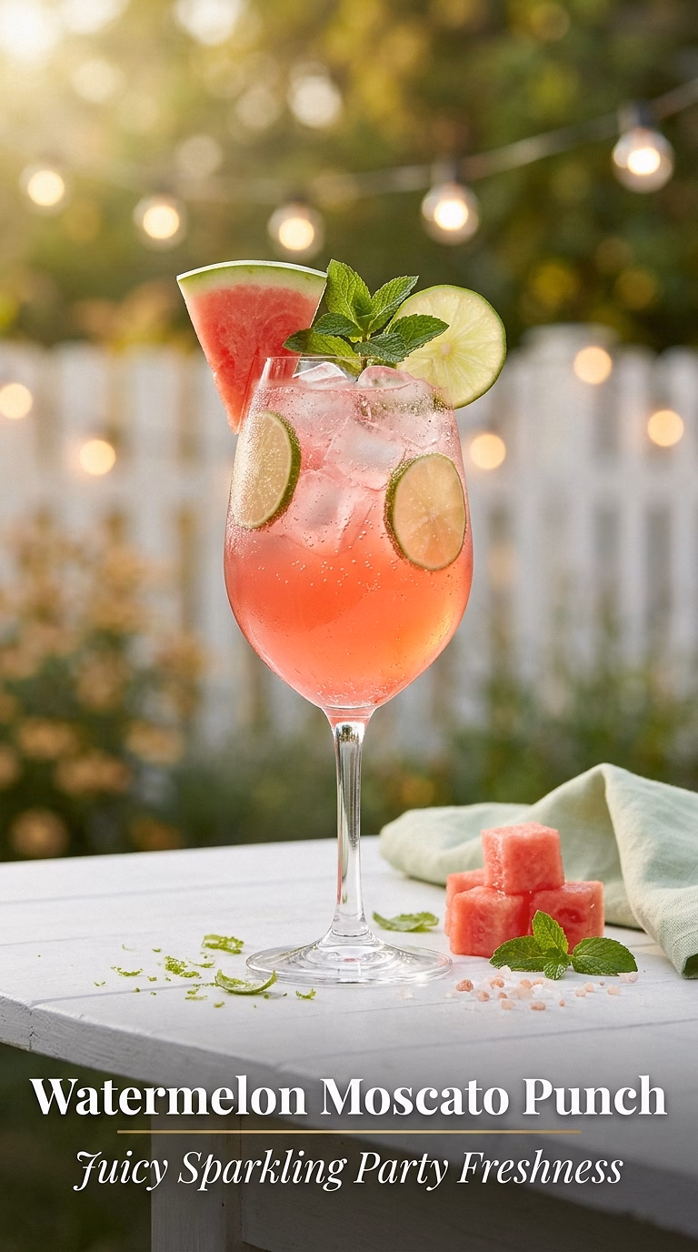 Watermelon Moscato Punch