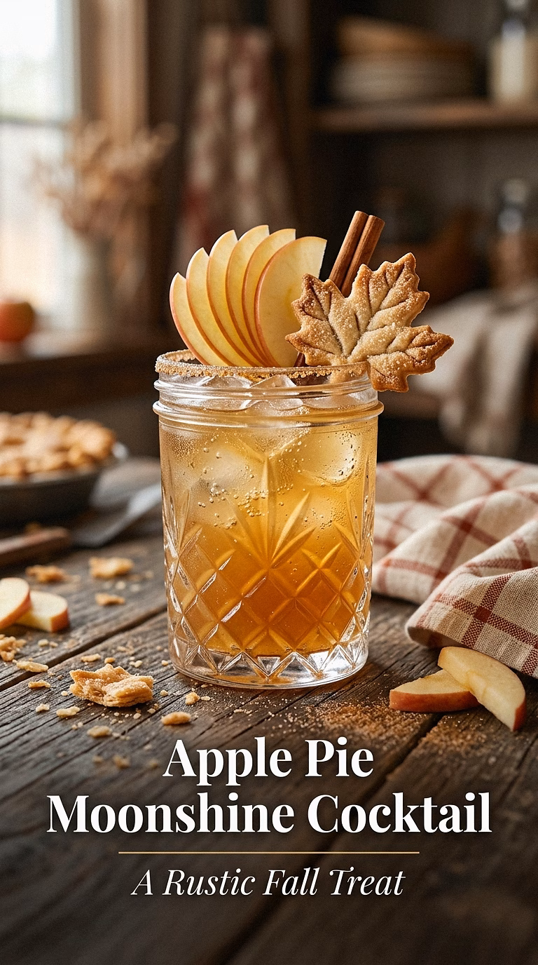 Apple Pie Moonshine Cocktail