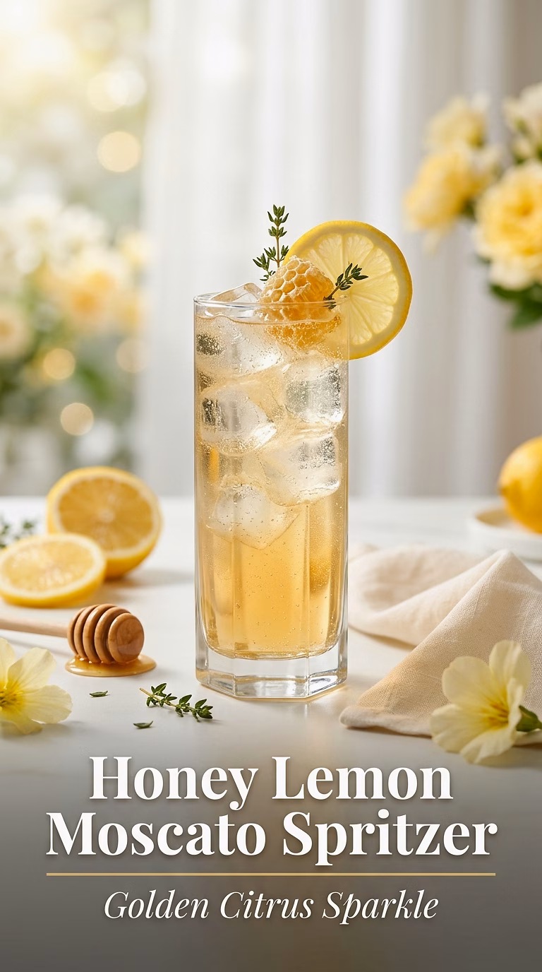 Honey Lemon Moscato Spritzer