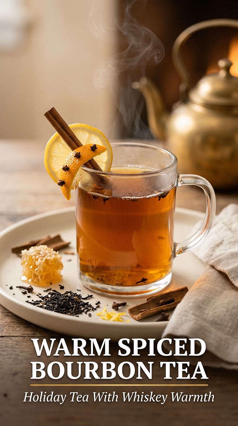 Warm Spiced Bourbon Tea
