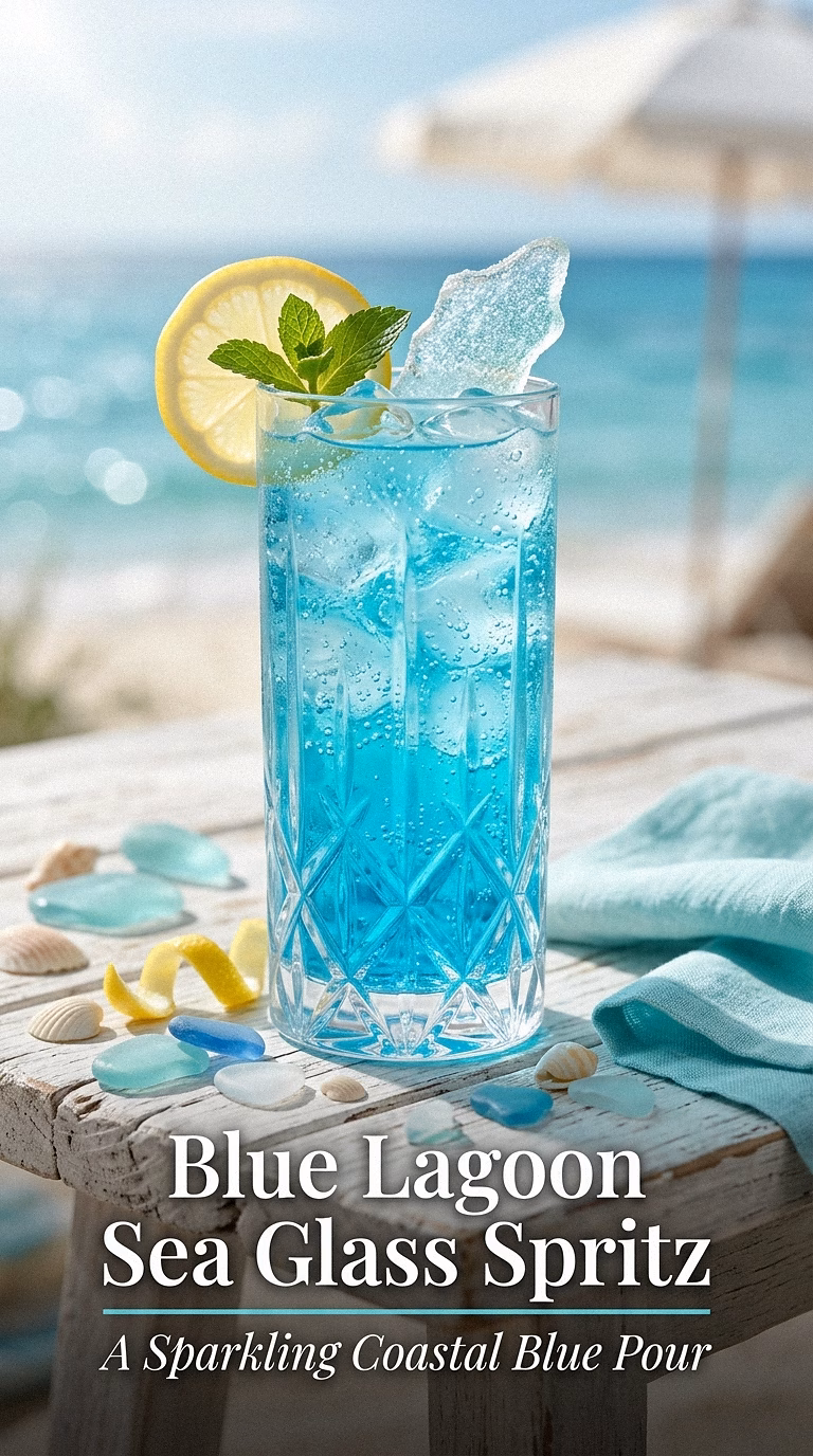 Blue Lagoon Sea Glass Spritz