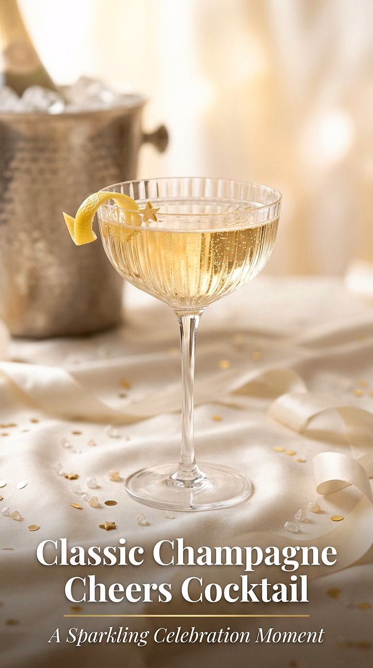 Classic Champagne Cheers Cocktail