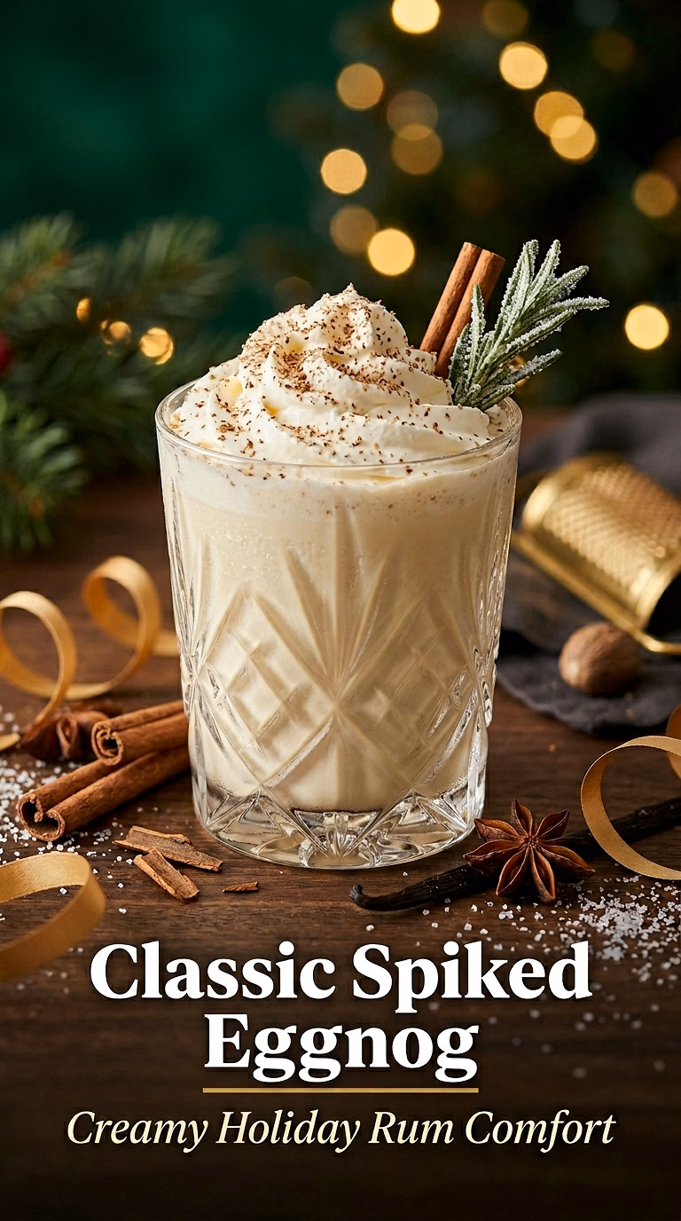 Classic Spiked Eggnog