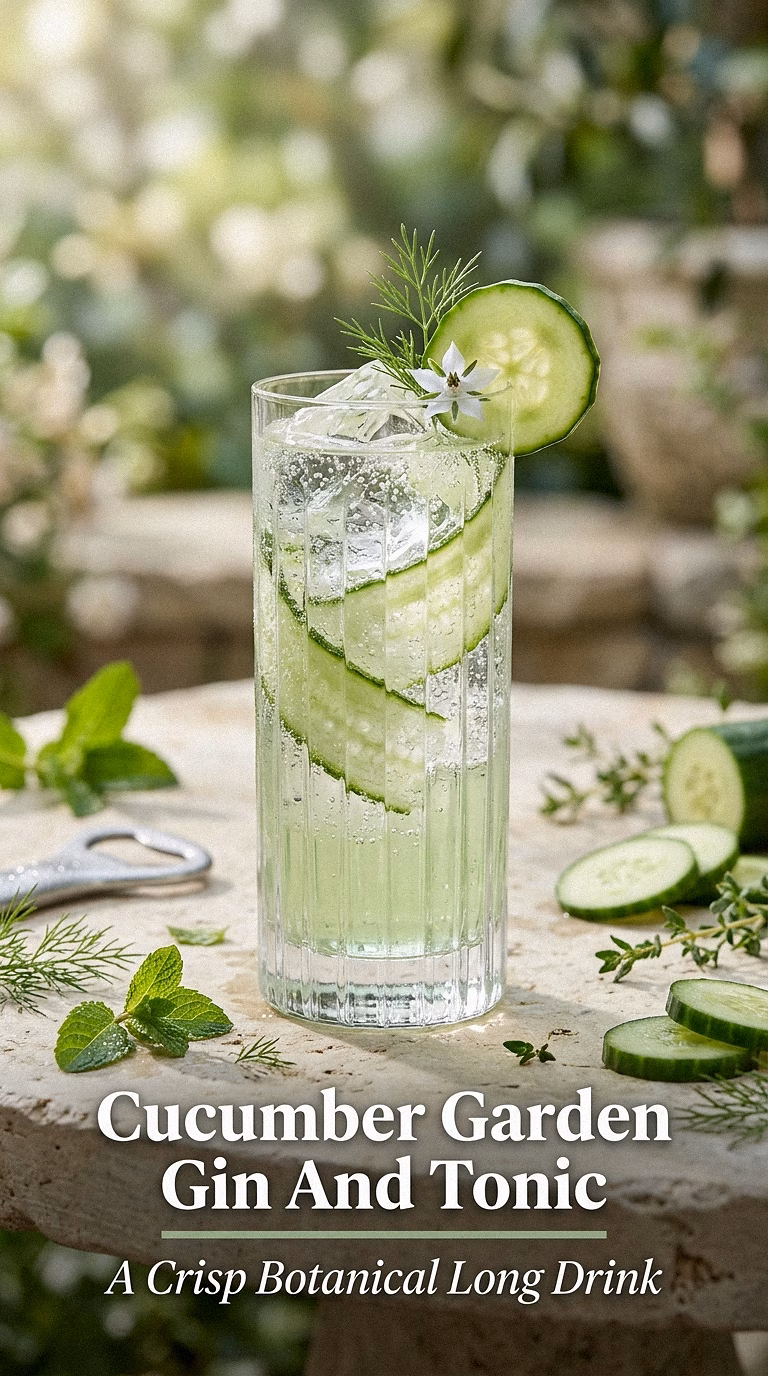 Cucumber Garden Gin And Tonic