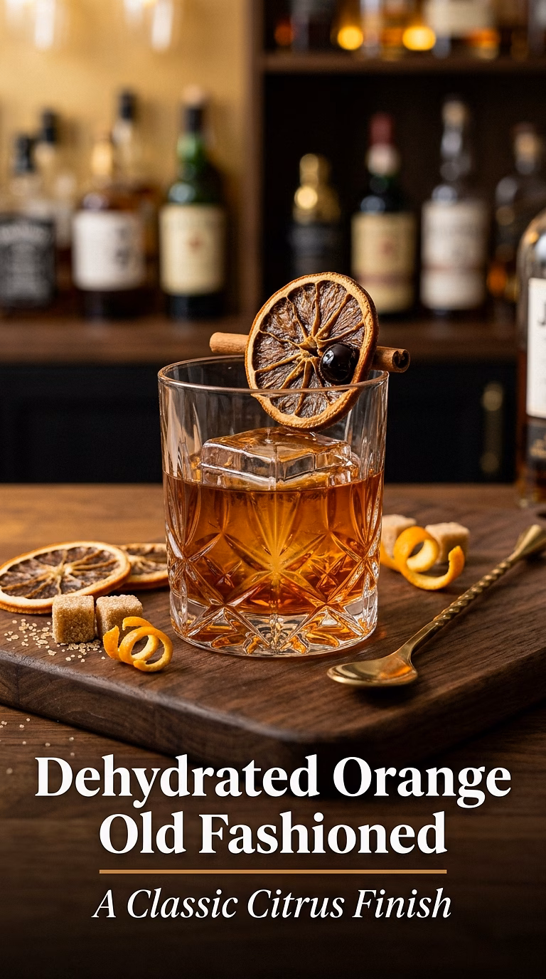 Dehydrated Orange Old Fashioned