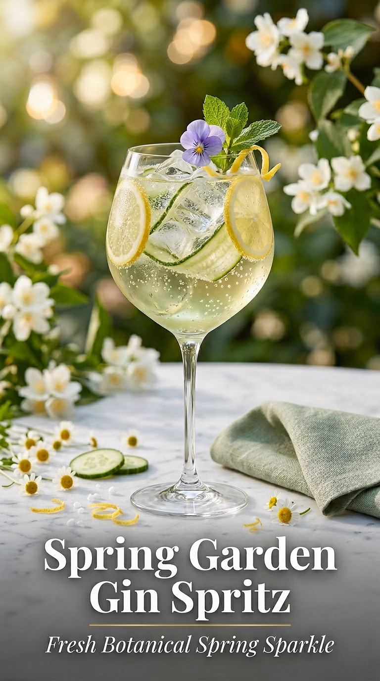Spring Garden Gin Spritz