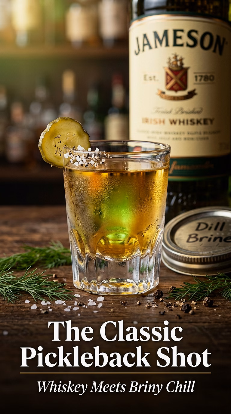 The Classic Pickleback Shot