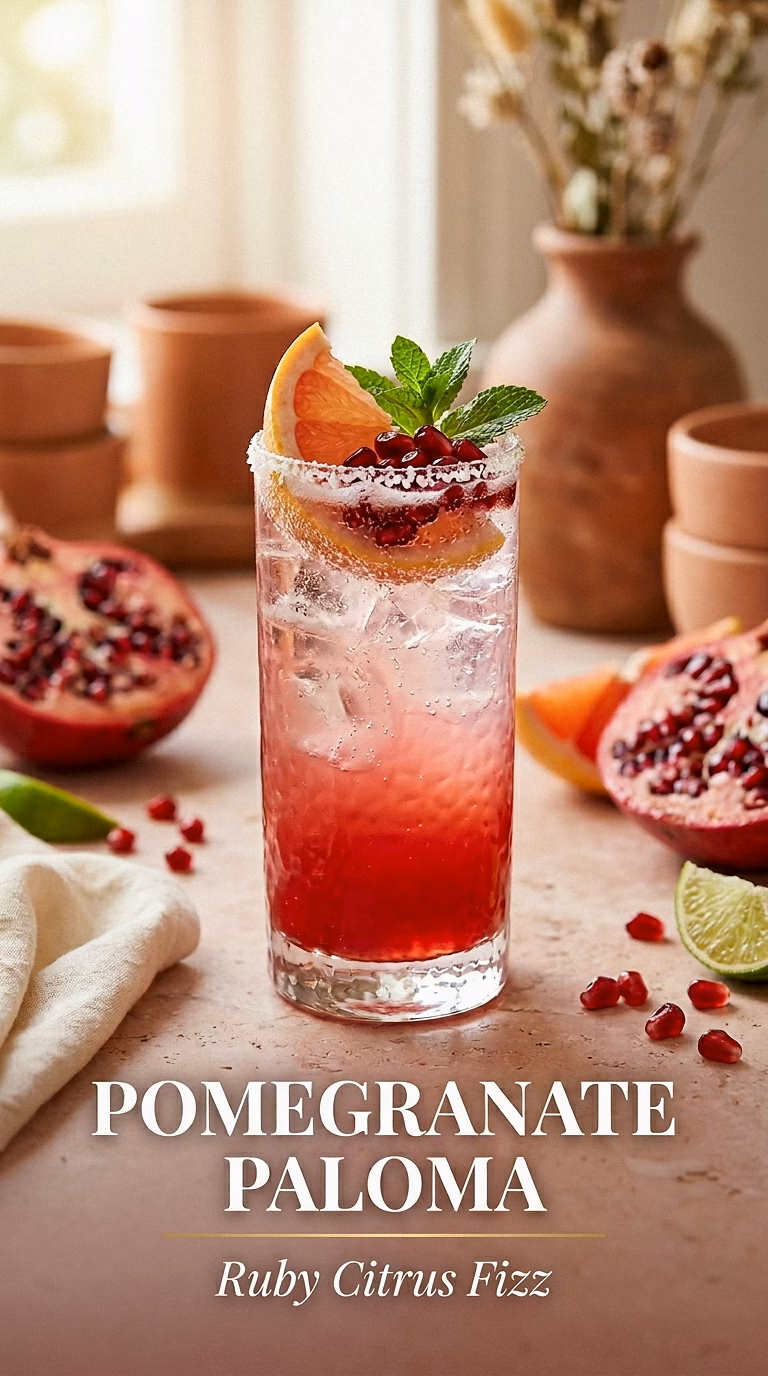 Pomegranate Paloma