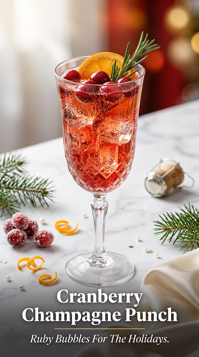 Cranberry Champagne Punch