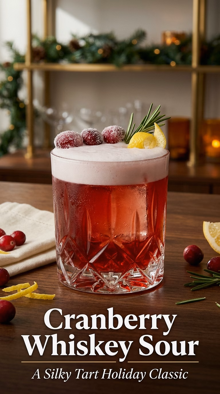Cranberry Whiskey Sour