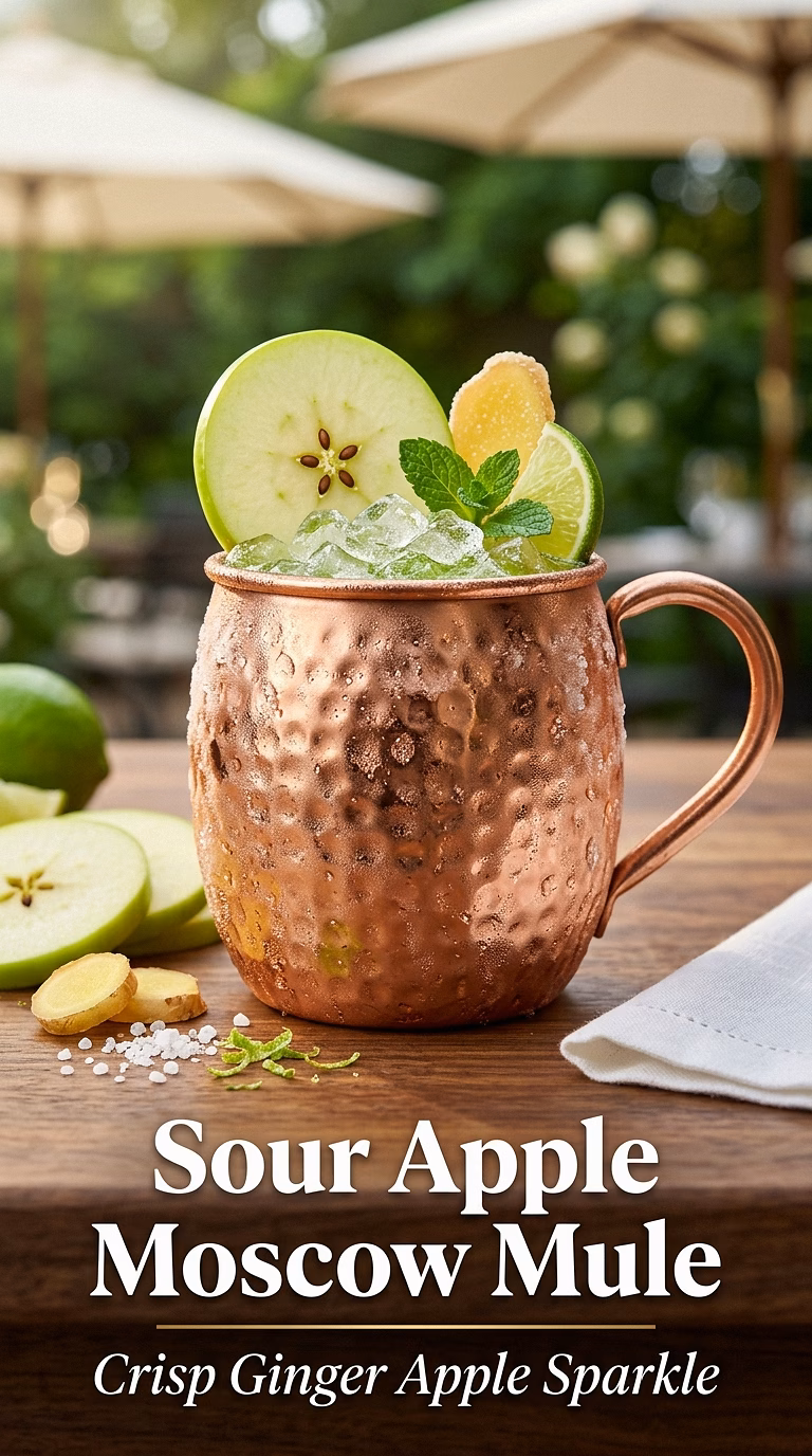 Sour Apple Moscow Mule