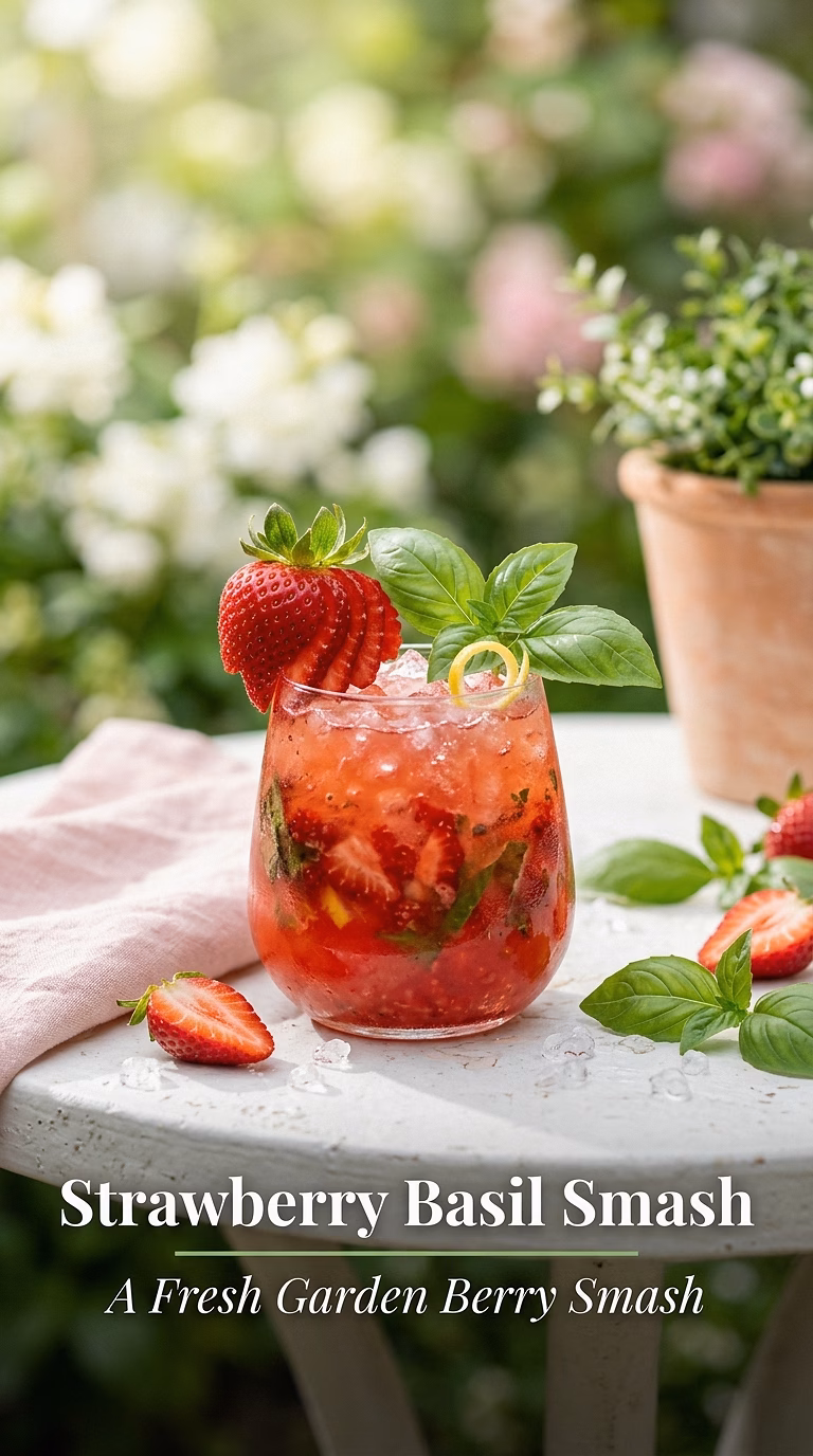 Strawberry Basil Smash
