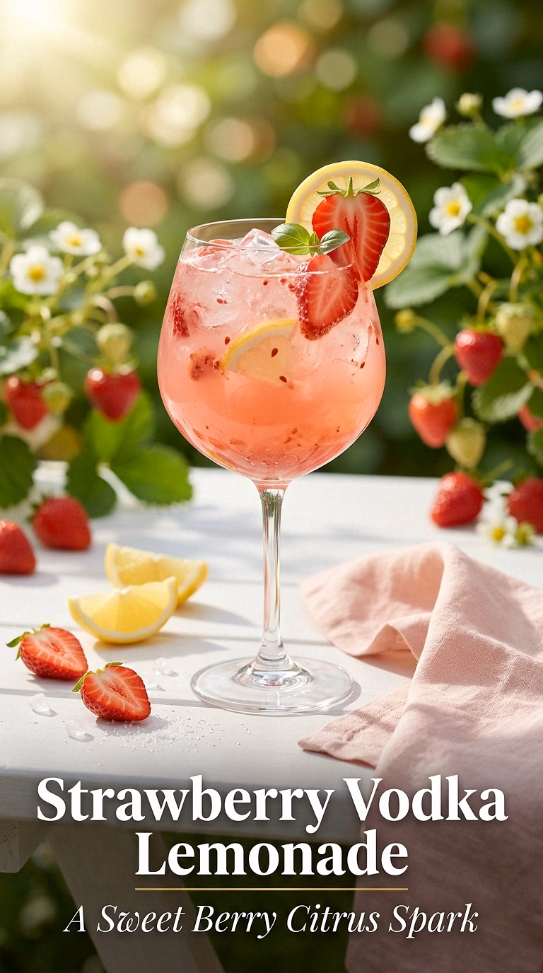 Strawberry Vodka Lemonade