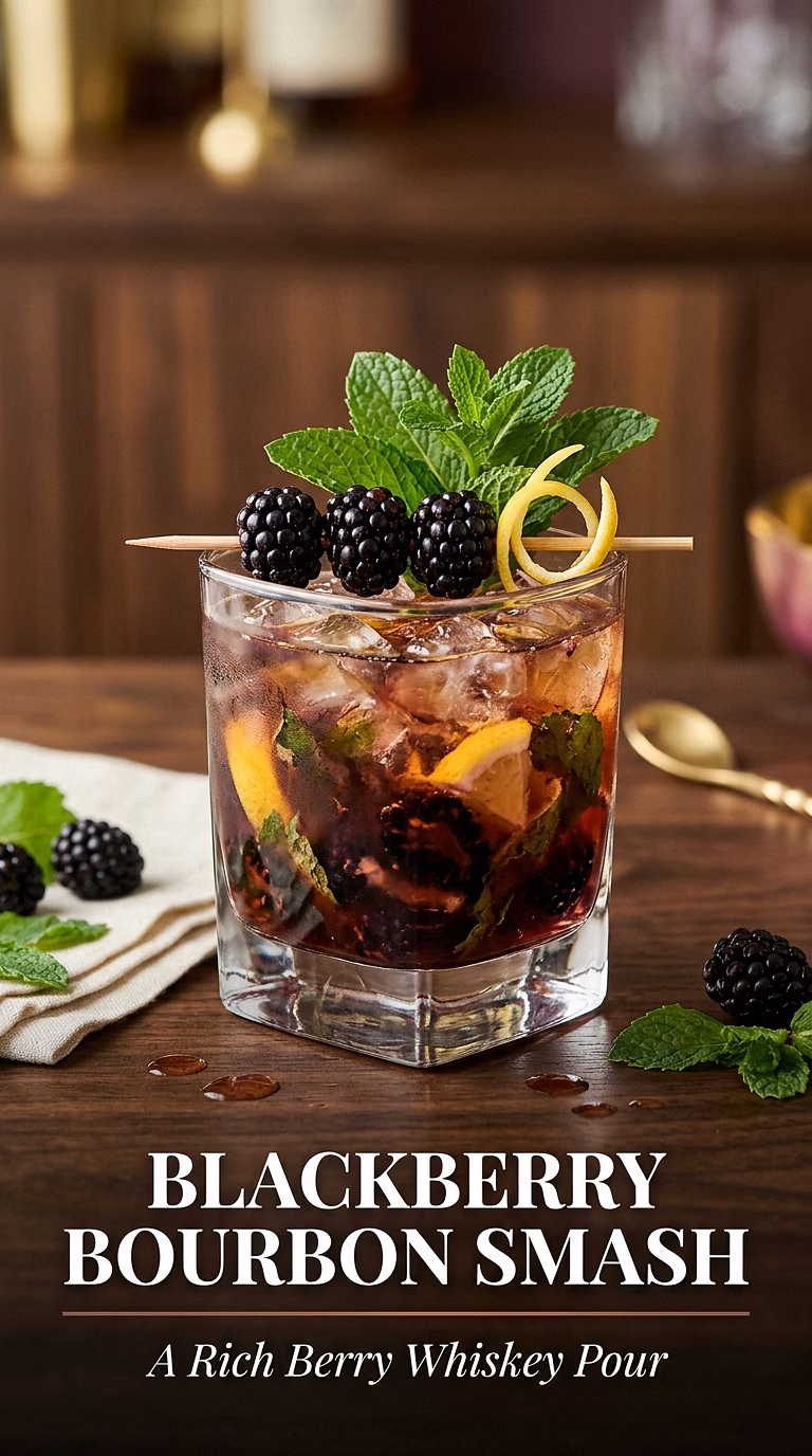 Blackberry Bourbon Smash