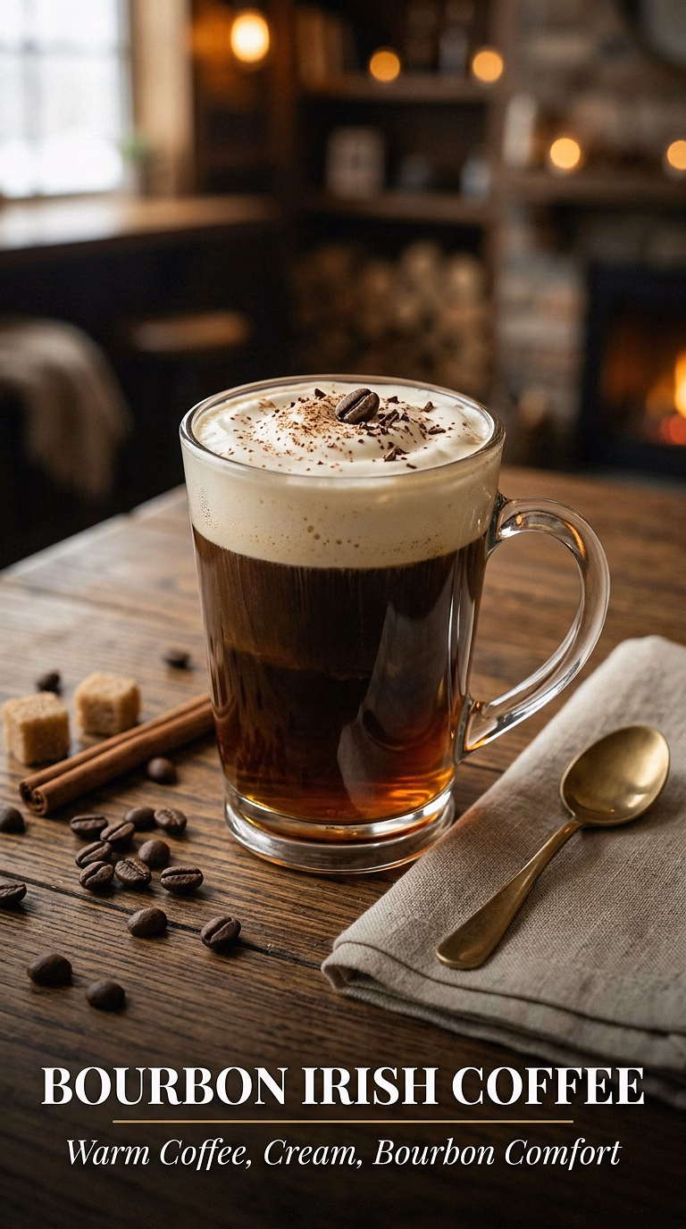 Bourbon Irish Coffee
