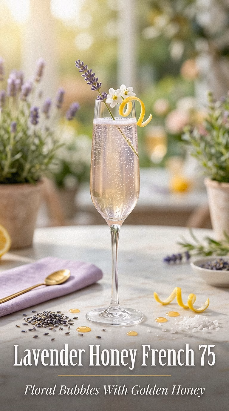 Lavender Honey French 75