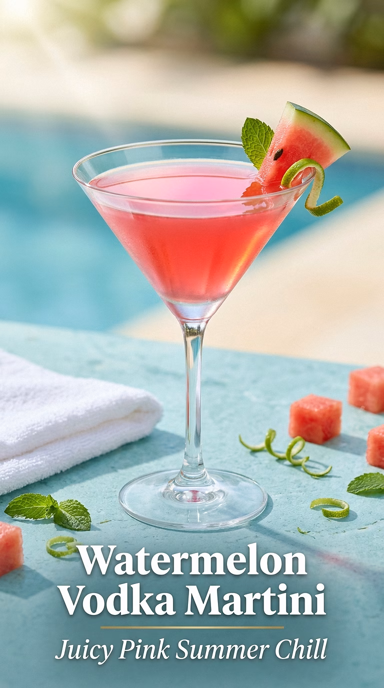 Watermelon Vodka Martini