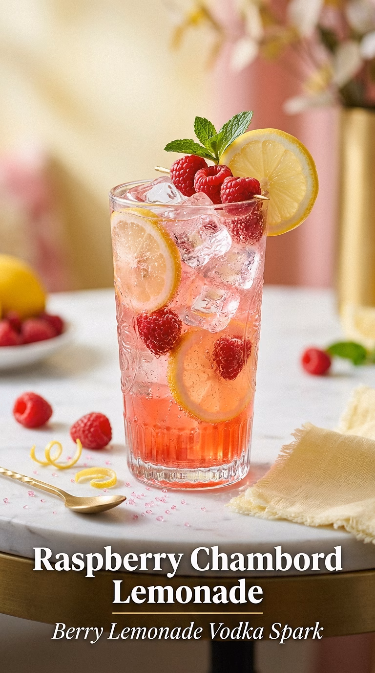 Raspberry Chambord Lemonade