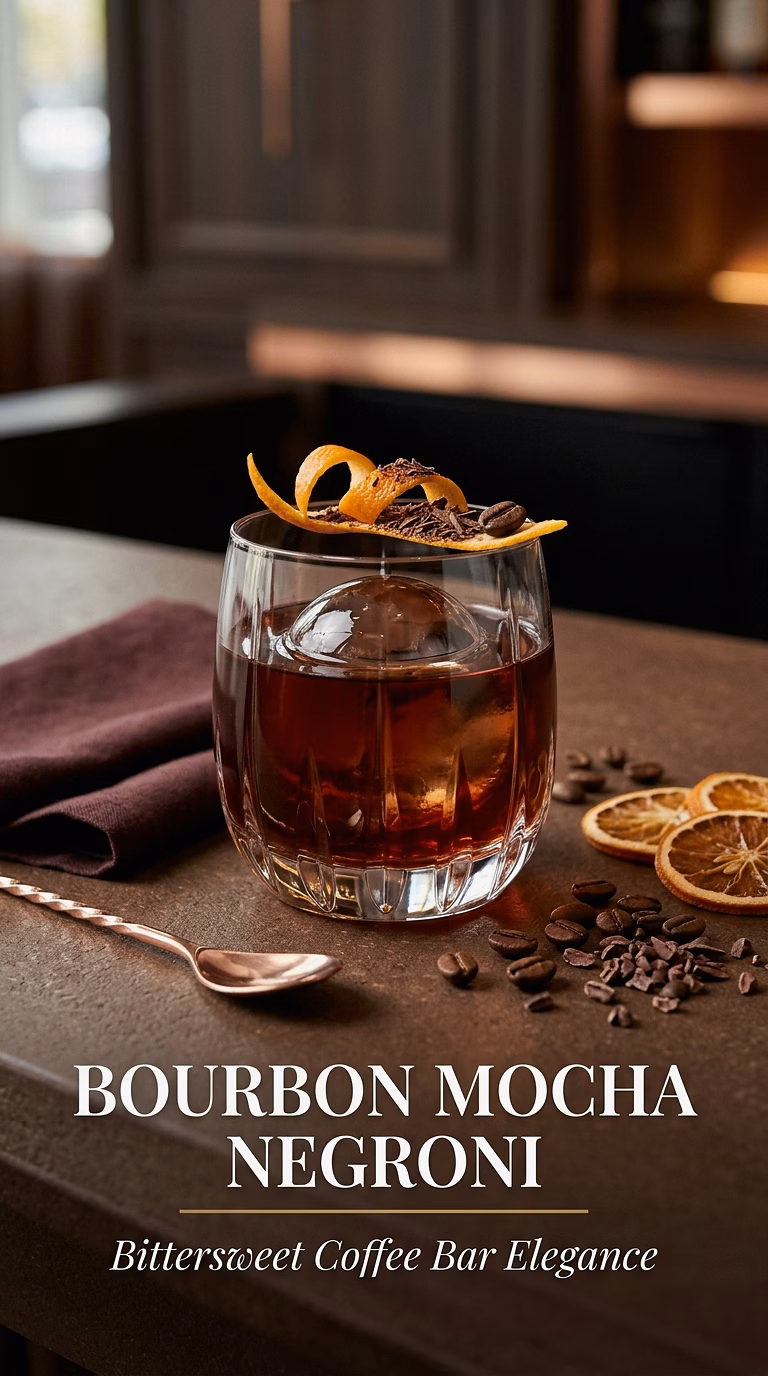 Bourbon Mocha Negroni